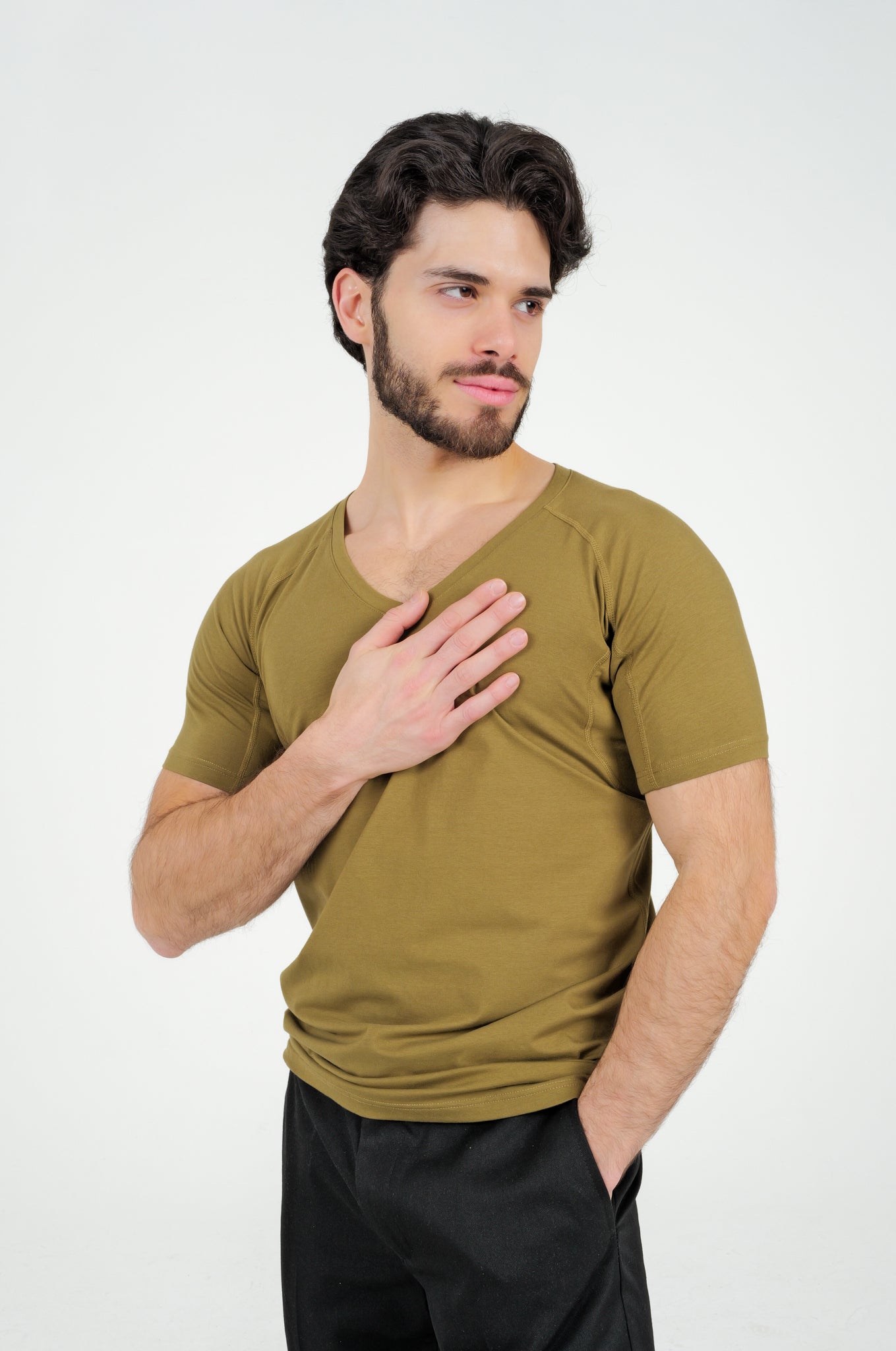 Sweat Priority Undershirt (Olive Green)