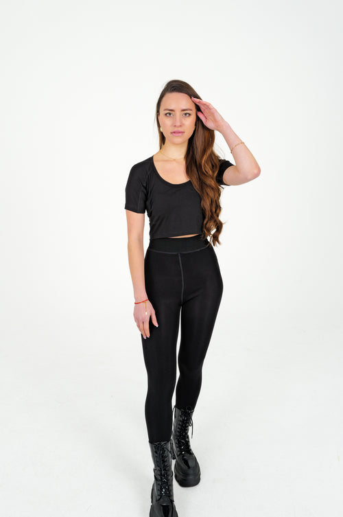 Her Inherited Crop Top (Black)