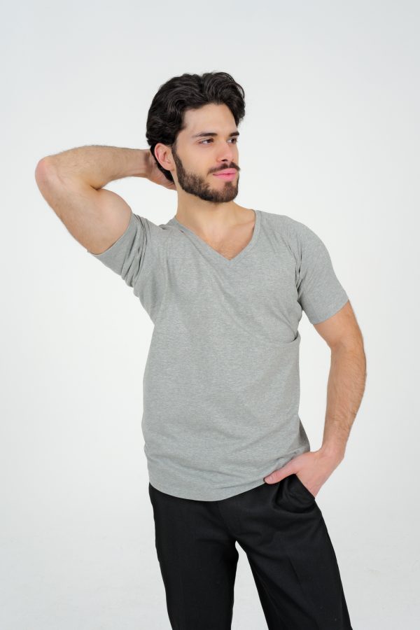 Men’s Underarm Sweat proof Undershirt (Grey) - Image 2